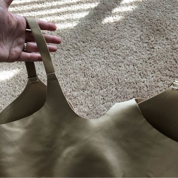 Soma Vanishing Back Full Coverage Front Close Bra 42C Nude Tan - Picture 7 of 9